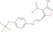 N-[(E)-2-(3-Methyl-4-nitro-1,2-oxazol-5-yl)ethenyl]-4-(trifluoromethoxy)aniline