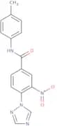N-(4-Methylphenyl)-3-nitro-4-(1H-1,2,4-triazol-1-yl)benzenecarboxamide
