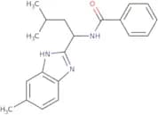 N-(3-Methyl-1-(5-methyl-1H-1,3-benzimidazol-2-yl)butyl)benzenecarboxamide