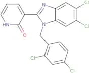 3-[5,6-Dichloro-1-(2,4-dichlorobenzyl)-1H-1,3-benzimidazol-2-yl]-2(1H)-pyridinone