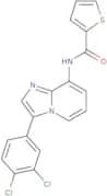 N-[3-(3,4-Dichlorophenyl)imidazo[1,2-a]pyridin-8-yl]thiophene-2-carboxamide