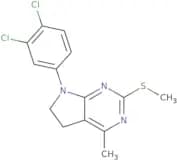 7-(3,4-Dichlorophenyl)-4-methyl-2-(methylsulfanyl)-6,7-dihydro-5H-pyrrolo[2,3-d]pyrimidine