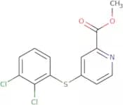 Methyl 4-[(2,3-dichlorophenyl)sulfanyl]-2-pyridinecarboxylate