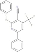 6-Phenyl-2-(phenylsulfanyl)-4-(trifluoromethyl)nicotinonitrile