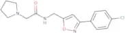 N-{[3-(4-Chlorophenyl)-5-isoxazolyl]methyl}-2-(1-pyrrolidinyl)acetamide