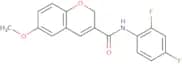 N-(2,4-Difluorophenyl)-6-methoxy-2H-chromene-3-carboxamide