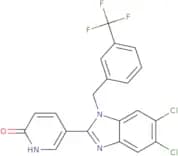 5-{5,6-Dichloro-1-[3-(trifluoromethyl)benzyl]-1H-1,3-benzimidazol-2-yl}-2(1H)-pyridinone