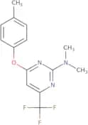 N,N-Dimethyl-4-(4-methylphenoxy)-6-(trifluoromethyl)pyrimidin-2-amine