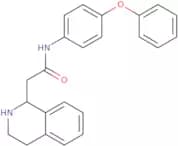 N-(4-Phenoxyphenyl)-2-(1,2,3,4-tetrahydroisoquinolin-1-yl)acetamide