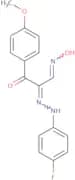 2-[2-(4-Fluorophenyl)hydrazono]-3-(4-methoxyphenyl)-3-oxopropanal oxime