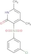 3-[(3-Chlorophenyl)sulfonyl]-4,6-dimethyl-2(1H)-pyridinone