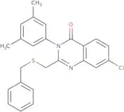 2-[(Benzylsulfanyl)methyl]-7-chloro-3-(3,5-dimethylphenyl)-4(3H)-quinazolinone