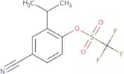 4-Cyano-2-(propan-2-yl)phenyl trifluoromethanesulfonate