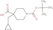 1-(tert-Butoxycarbonyl)-4-(cyclopropylmethyl)piperidine-4-carboxylic acid