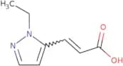 (2E)-3-(1-Ethyl-1H-pyrazol-5-yl)prop-2-enoic acid