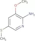 3-Methoxy-5-(methylsulfanyl)pyridin-2-amine