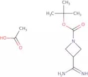 acetic acid tert-butyl 3-carbamimidoylazetidine-1-carboxylate