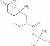 2-{1-[(tert-Butoxy)carbonyl]-3,3-dimethylpiperidin-4-yl}acetic acid