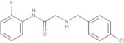 2-{[(4-Chlorophenyl)methyl]amino}-N-(2-fluorophenyl)acetamide