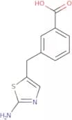 3-[(2-Amino-1,3-thiazol-5-yl)methyl]benzoic acid