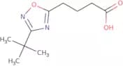 4-(3-tert-Butyl-1,2,4-oxadiazol-5-yl)butanoic acid