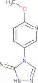 4-(6-Methoxypyridin-3-yl)-4H-1,2,4-triazole-3-thiol