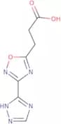 3-[3-(4H-1,2,4-Triazol-3-yl)-1,2,4-oxadiazol-5-yl]propanoic acid
