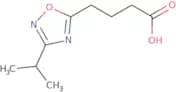 4-[3-(Propan-2-yl)-1,2,4-oxadiazol-5-yl]butanoic acid
