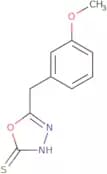 5-[(3-Methoxyphenyl)methyl]-1,3,4-oxadiazole-2-thiol