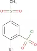 2-Bromo-5-methanesulfonylbenzene-1-sulfonyl chloride