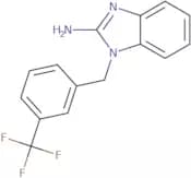 1-{[3-(Trifluoromethyl)phenyl]methyl}-1H-1,3-benzodiazol-2-amine