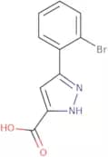 3-(2-Bromophenyl)-1{H}-pyrazole-5-carboxylic acid