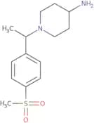 1-[1-(4-Methanesulfonylphenyl)ethyl]piperidin-4-amine