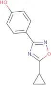 4-(5-Cyclopropyl-1,2,4-oxadiazol-3-yl)phenol