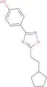 4-[5-(2-Cyclopentylethyl)-1,2,4-oxadiazol-3-yl]phenol