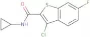 3-Chloro-N-cyclopropyl-6-fluoro-1-benzothiophene-2-carboxamide