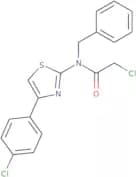 N-Benzyl-2-chloro-N-[4-(4-chlorophenyl)-1,3-thiazol-2-yl]acetamide