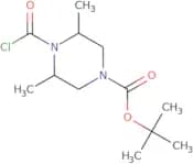 rac-tert-Butyl (3R,5S)-4-(carboxy)-3,5-dimethylpiperazine-1-carboxylate