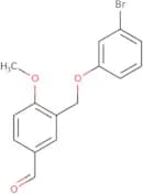 3-[(3-Bromophenoxy)methyl]-4-methoxybenzaldehyde