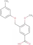 4-Methoxy-3-[(3-methylphenoxy)methyl]benzoic acid