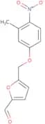 5-[(3-Methyl-4-nitrophenoxy)methyl]furan-2-carbaldehyde