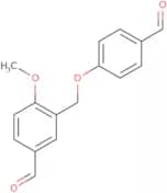 3-[(4-Formylphenoxy)methyl]-4-methoxybenzaldehyde