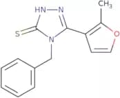 4-Benzyl-5-(2-methylfuran-3-yl)-4H-1,2,4-triazole-3-thiol