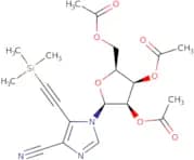 5-(2-(Trimethylsilyl)-1-ethynyl)-1-(2',3',5'-tri-O-acetyl-b-D-ribofuranosyl)imidazo-4-carbonitrile
