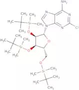 2',3',5'-Tris-O-[tert-butyldimethylsilyl]-2-chloroadenosine