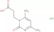 3-(4,6-Dimethyl-2-oxo-1,2-dihydropyrimidin-1-yl)propanoic acid hydrochloride