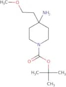 tert-Butyl 4-amino-4-(2-methoxyethyl)piperidine-1-carboxylate