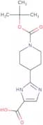 2-{1-[(tert-Butoxy)carbonyl]piperidin-4-yl}-1H-imidazole-4-carboxylic acid