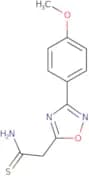 2-[3-(4-Methoxyphenyl)-1,2,4-oxadiazol-5-yl]ethanethioamide