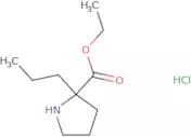 Ethyl 2-propylpyrrolidine-2-carboxylate hydrochloride